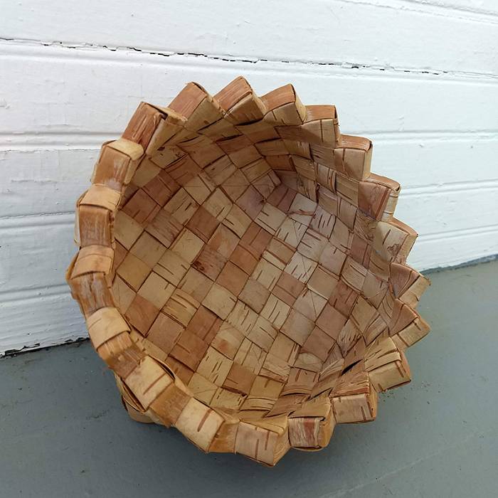 Teaser image for Birch Bark Sawtooth Table Basket