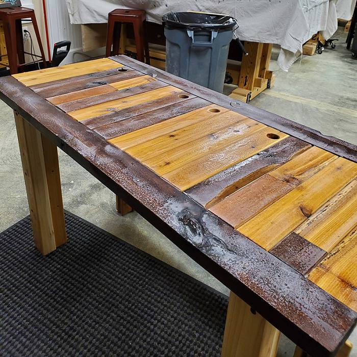 Teaser image for Build a Small Table from Reclaimed Wood
