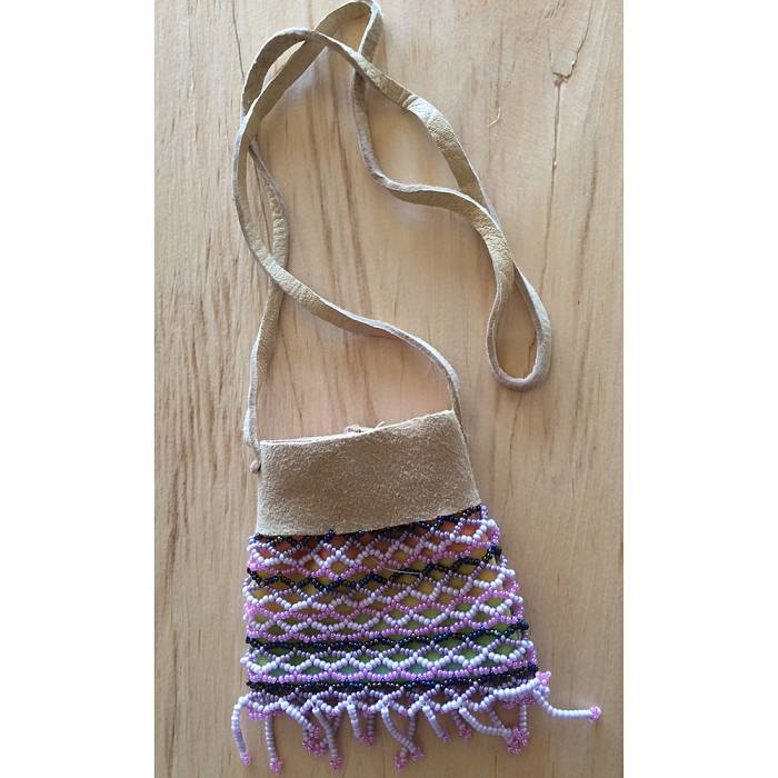 Teaser image for Bead Weaving: Deerskin Bag