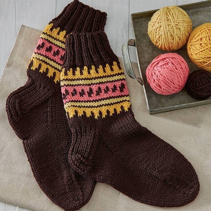 Teaser image for Knitting Skolt Sami Socks