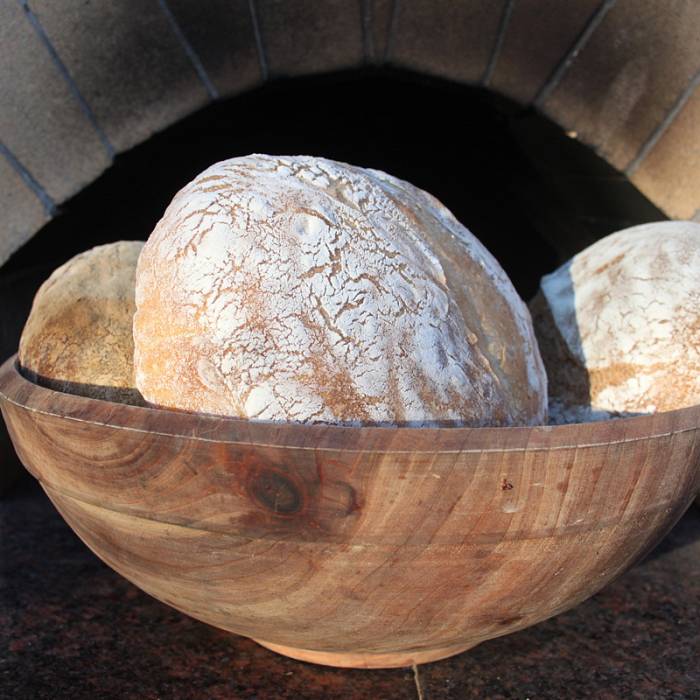 Wood-fired bread