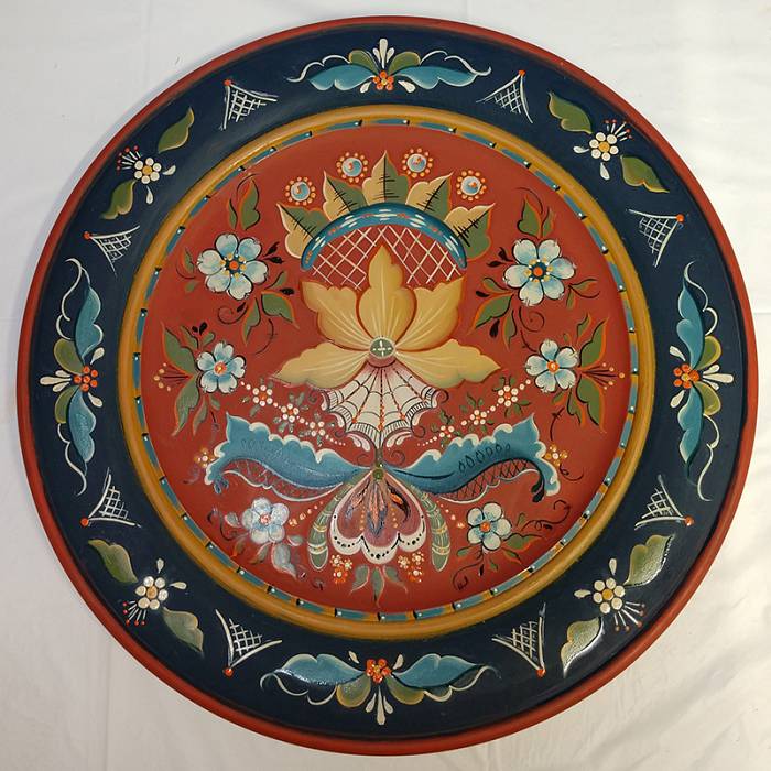 Teaser image for Rosemaling Online Course: Hallingdal-Style Plate