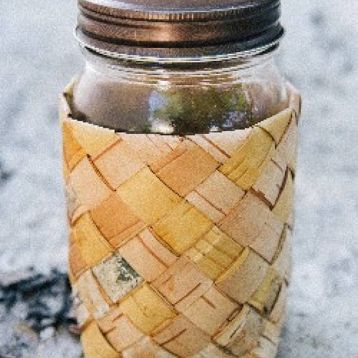 Teaser image for Birch Bark Mason Jar Basket