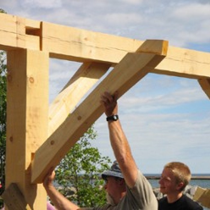Teaser image for Blacksmith Shed Timber Frame (Service Learning)