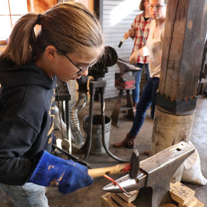 Teaser image for Blacksmithing Camp: Hammers, Fire, and Fun