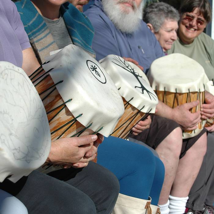 Teaser image for The Cedar Hand Drum: Carving, Stretching, & Drumming