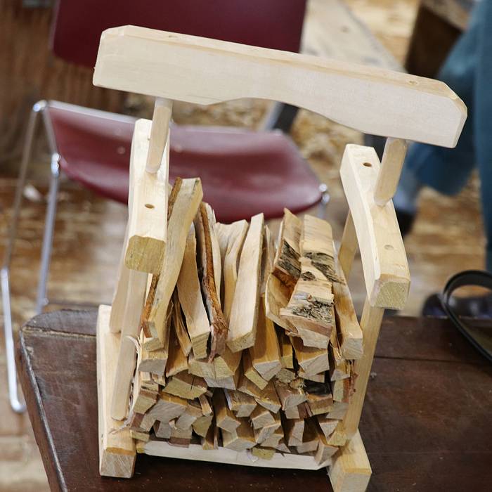 Teaser image for Everyday Slöjd- A Firewood Carrier made from Firewood