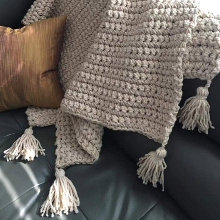 Teaser image for Finger Crocheted Blanket: Online Course