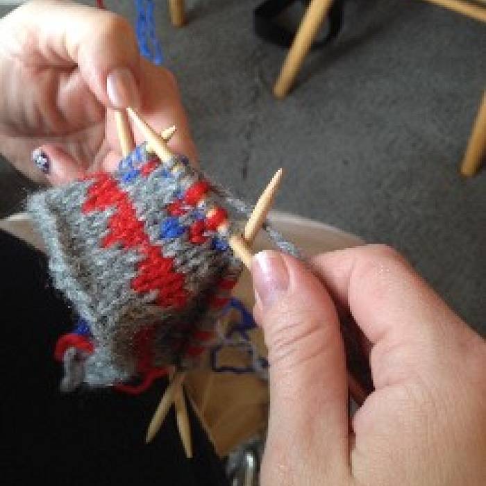 Teaser image for Sámi Knitting Traditions- Skolt Sámi Sampler
