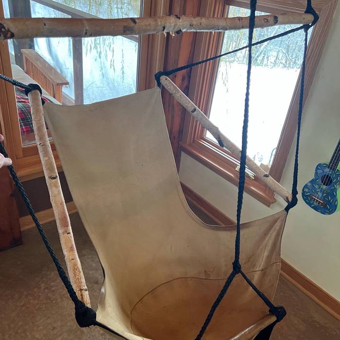 Teaser image for Heavy Duty Sewing: Craft a Leather and Birch Hanging Chair