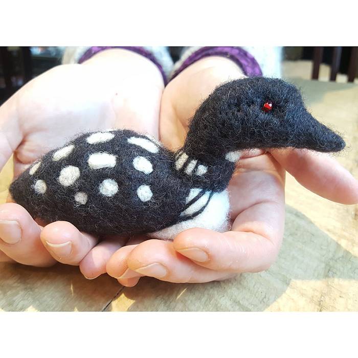 Teaser image for Needle Felt a Loon (Online Course)