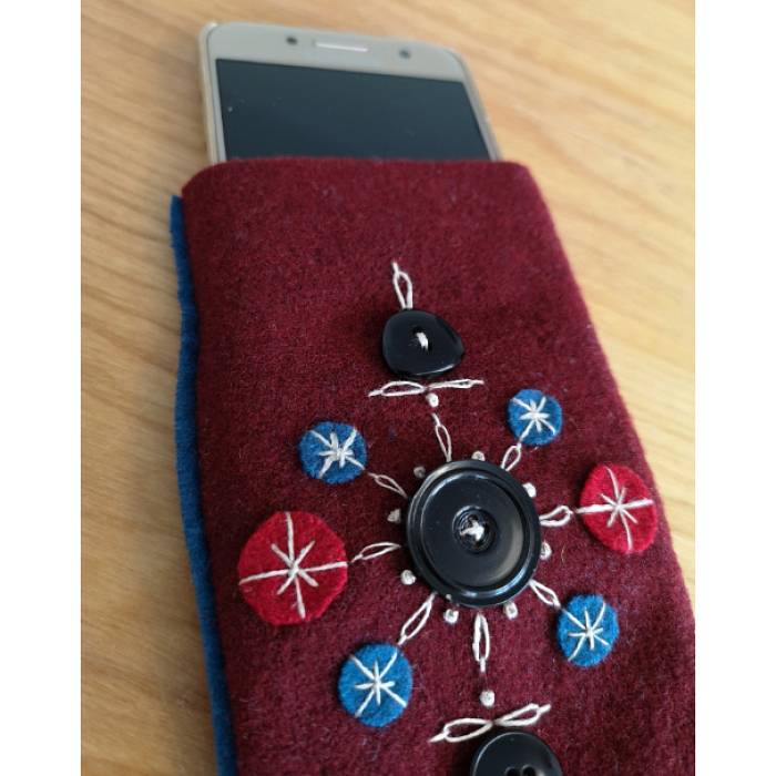 Teaser image for Sew Your Own Phone Case: Embellished Handmade Pouch
